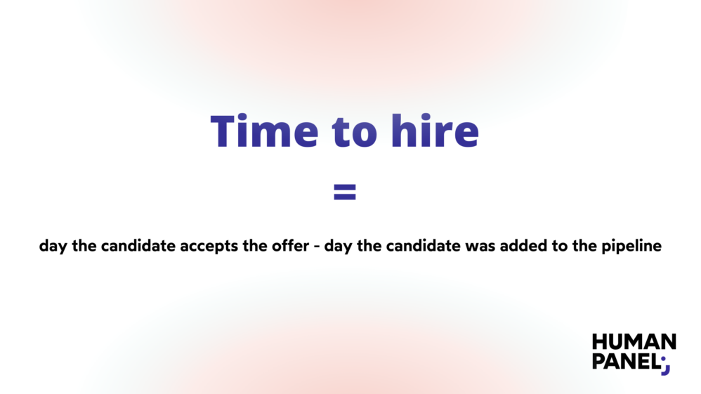 HR metrics: Time to hire formula